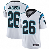 Nike Men & Women & Youth Panthers 26 Donte Jackson White NFL Vapor Untouchable Limited Jersey,baseball caps,new era cap wholesale,wholesale hats